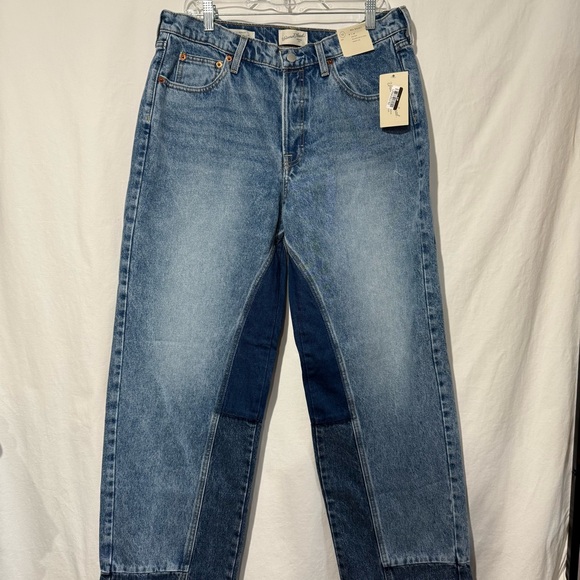Universal Thread Denim - Women’s Patchwork 90’s Baggy Denim Jeans